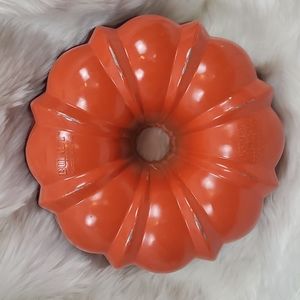 Vintage Bundt Brand Northland Aluminum Fluted Tube Orange Cake Pan